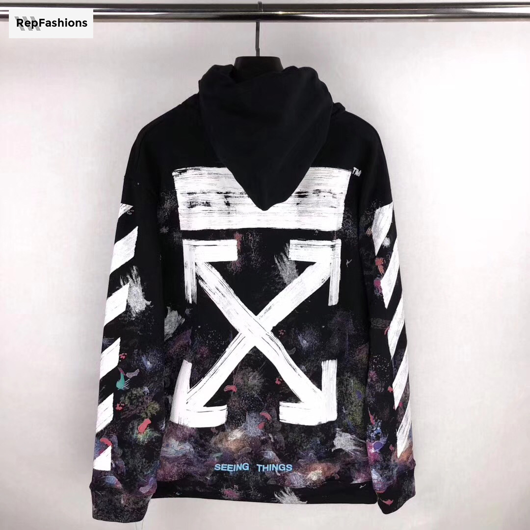OFF WHITE Galaxy Brushed Hoodie