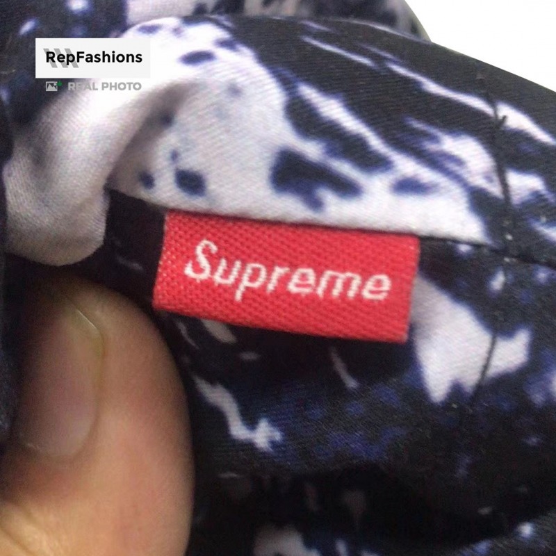 Replica Supreme TNF Mountain Parka Side Tag