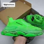 Clear Sole Neon Green