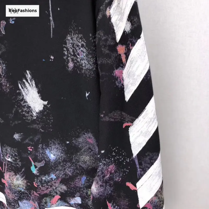 Replica OFF WHITE GALAXY CREWNECK Sleeve