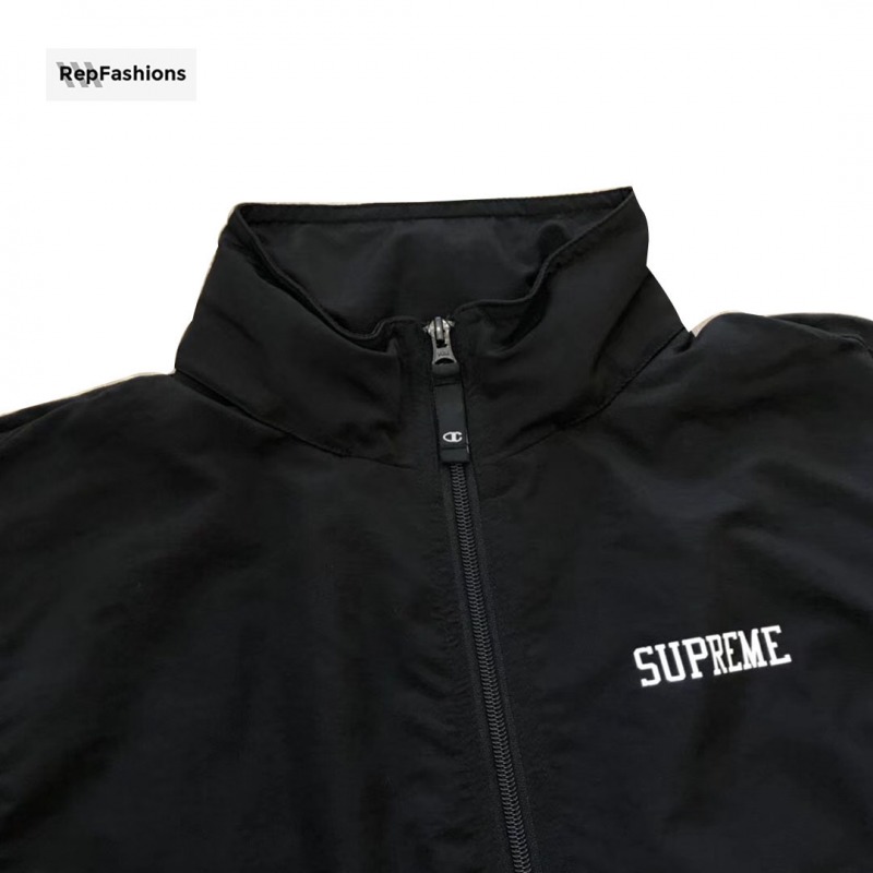 Best Black Supreme Champion Track Jacket Zipper