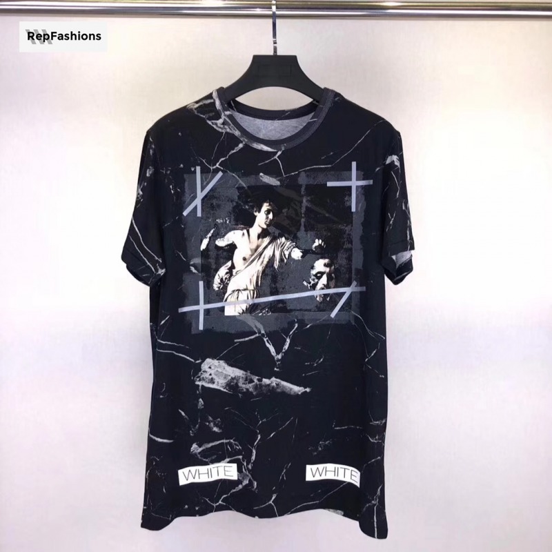 Off White Black Marble Tee - SS18