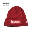 Supreme Box Logo Beanie New Era Red