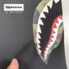 Best UA Bape Side Shark Sweat Shorts Teeth Detail