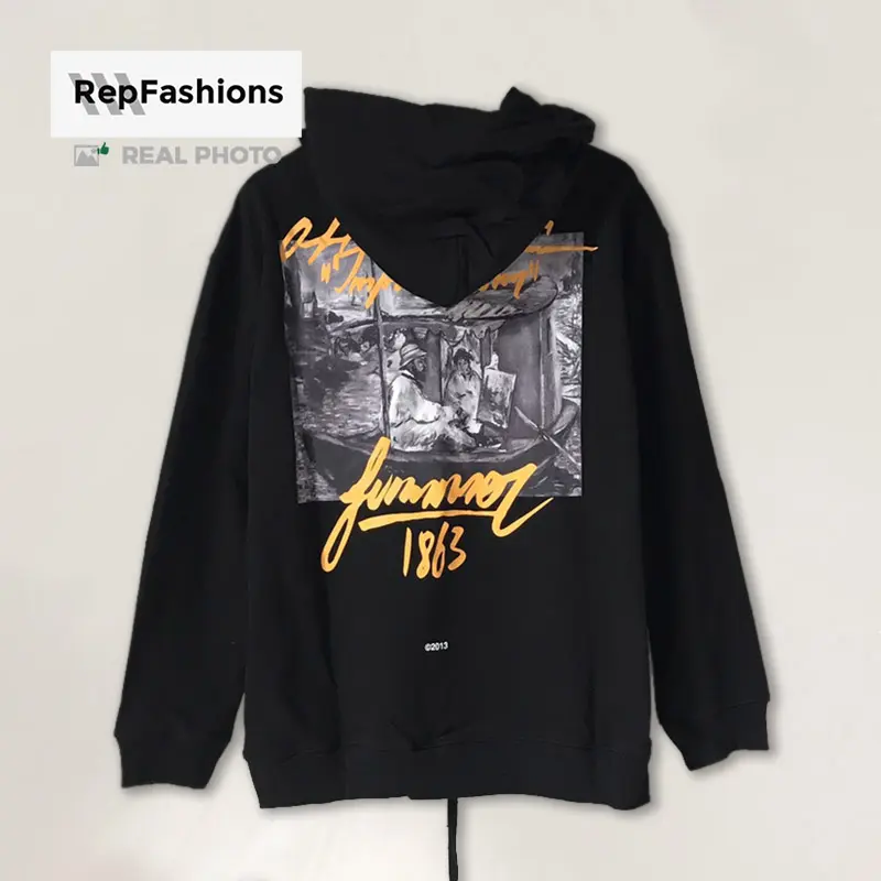 Off White 1863 Impressionism Print Hoodie REP