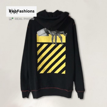off white replica undercover skeleton RVRS zipped hoodie body back part