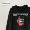 Buy Off White undercover red apple pullover black hoodie body front part