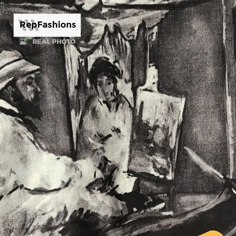 1863 Impressionism Print Off White Hoody