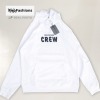 Fake Crew White Hooded Sweatshirt