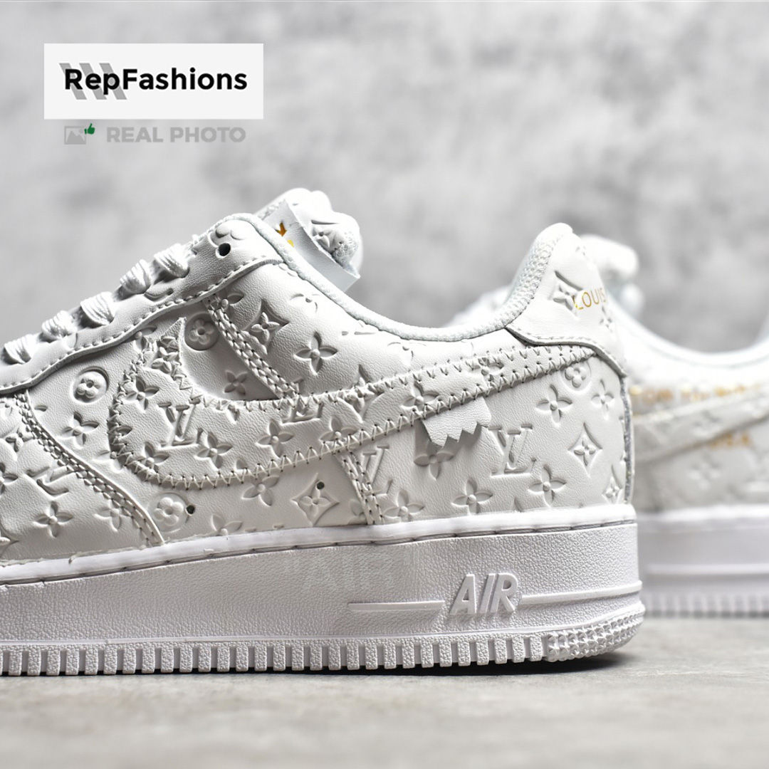 Giày Nike Air Force 1 Low Louis Vuitton (LV) Black Siêu Cấp